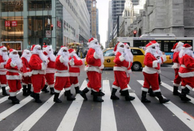 Санта-Клаусы со всего мира съехались в Копенгаген